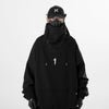 Meiso Tactical High Neck Hoodie - Black