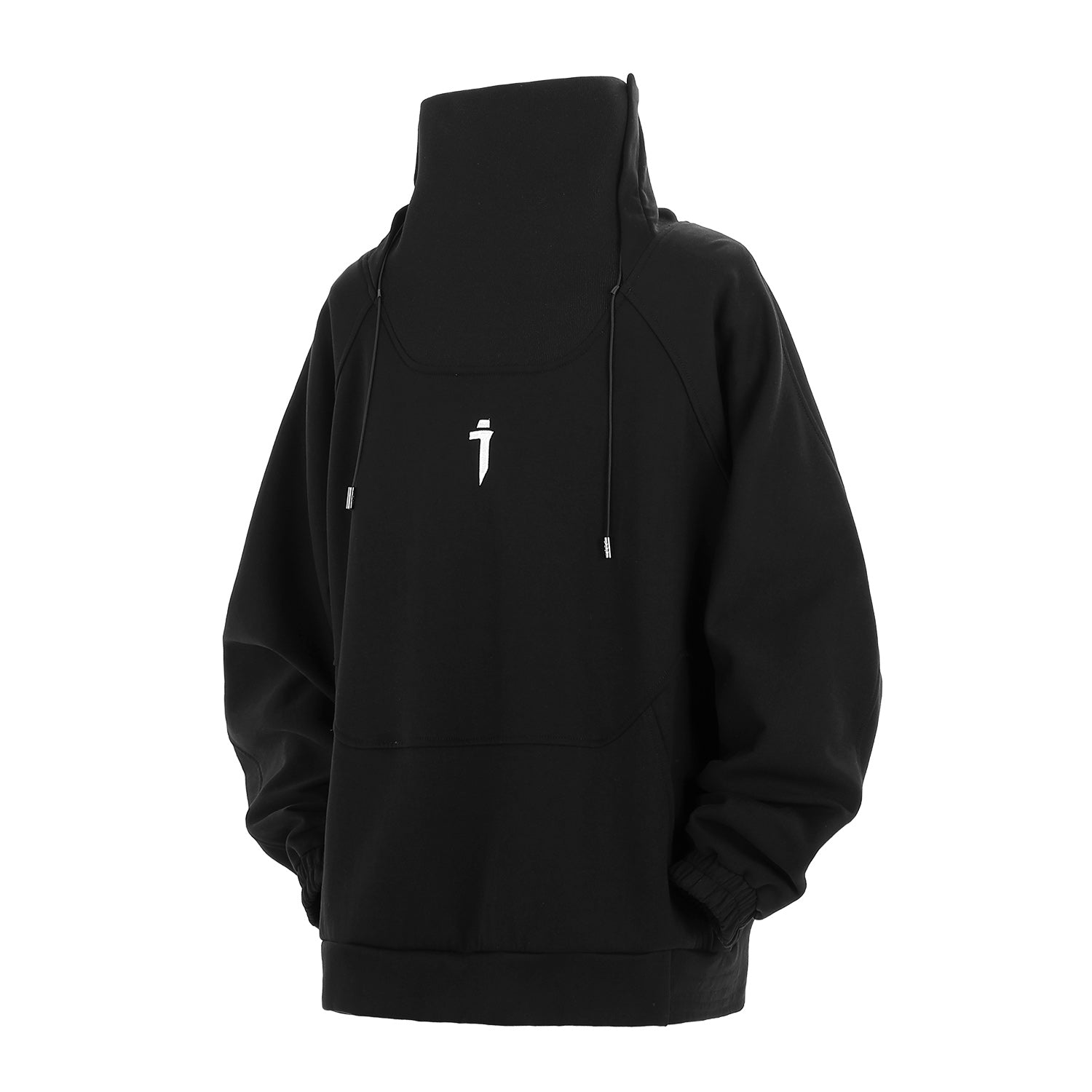 Meiso Tactical High Neck Hoodie - Black