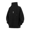 Meiso Tactical High Neck Hoodie - Black