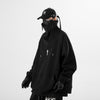 Meiso Tactical High Neck Hoodie - Black