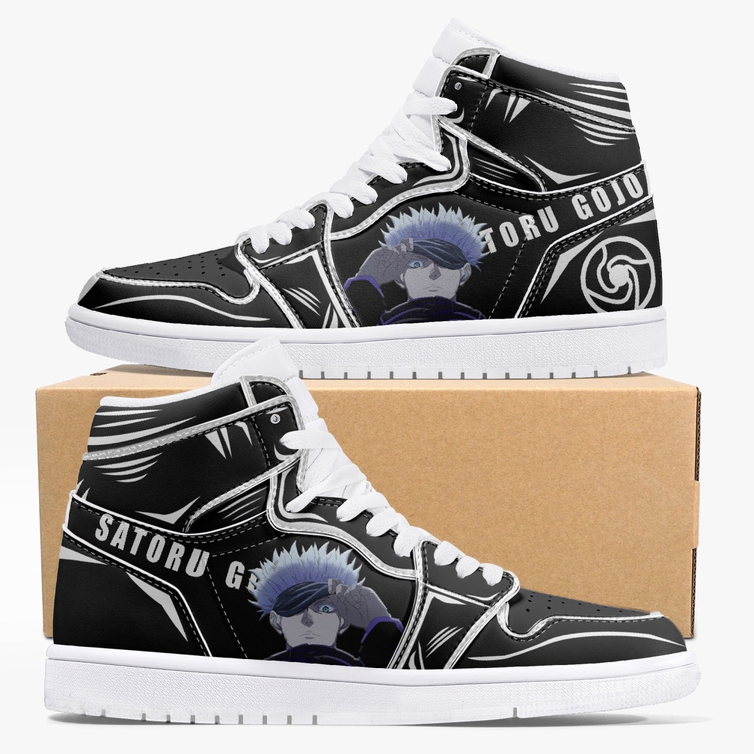 Gojo AJ1 High-Top Leather Sneakers