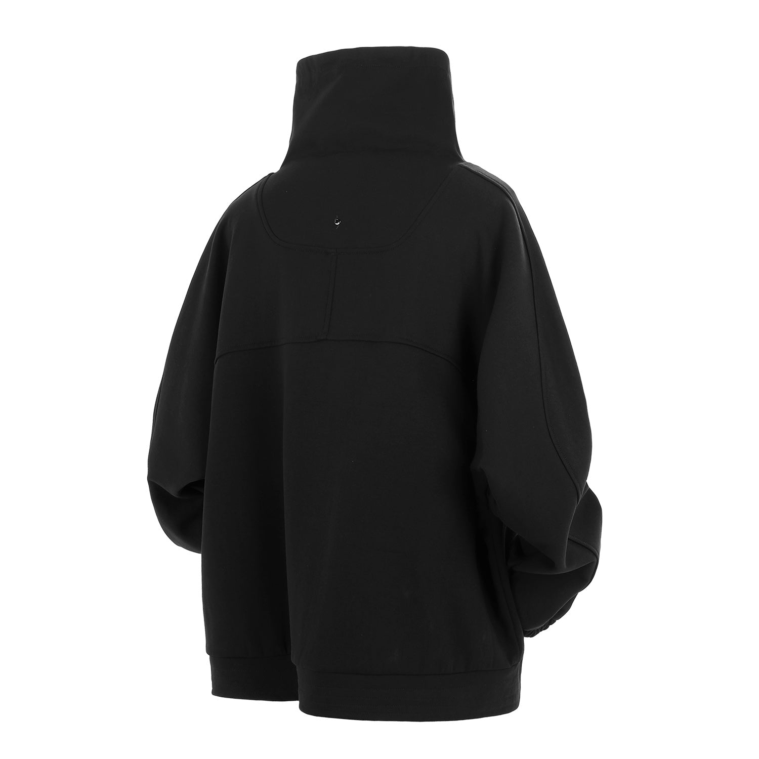 Meiso Tactical High Neck Hoodie - Black