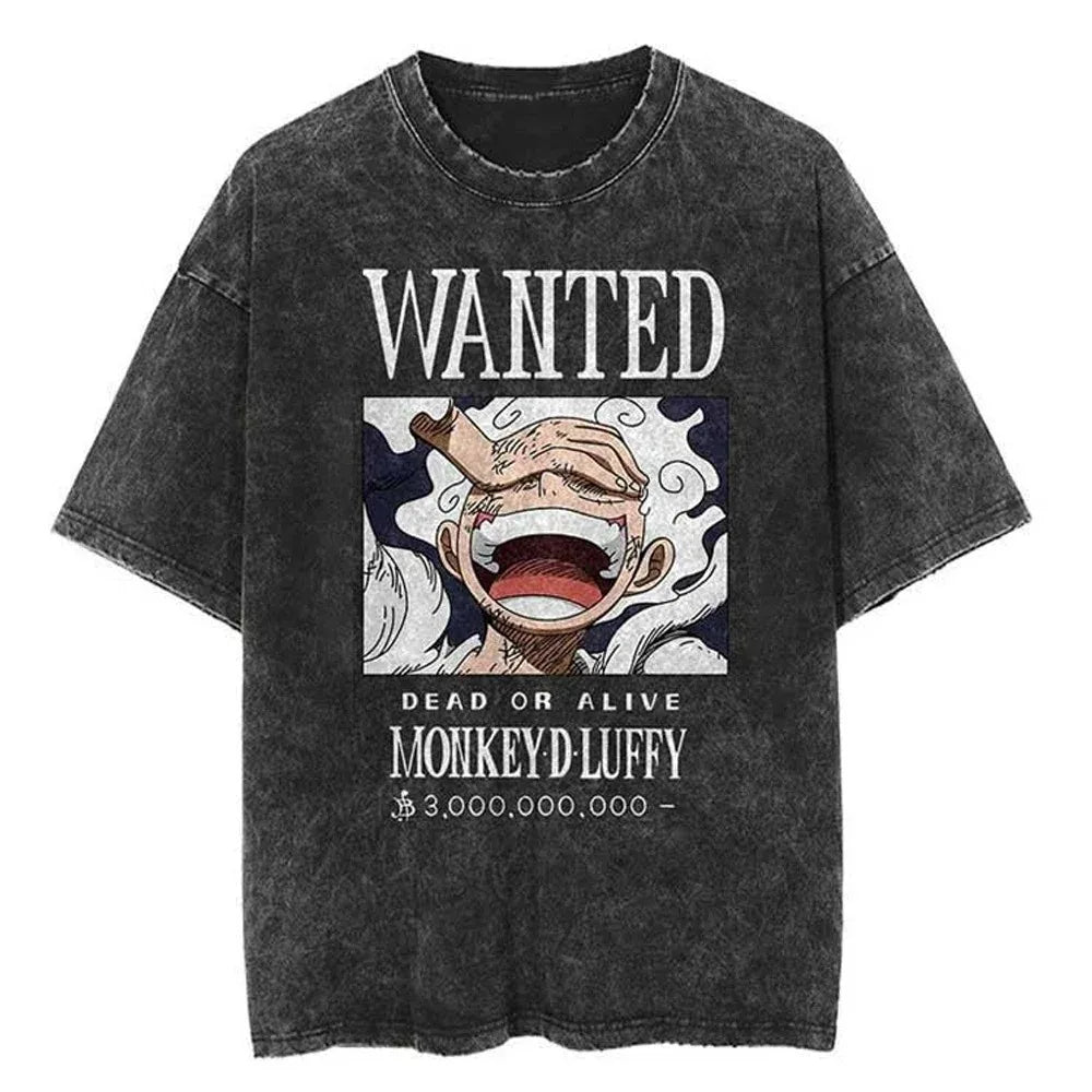 Luffy Wanted Baggy T-shirt