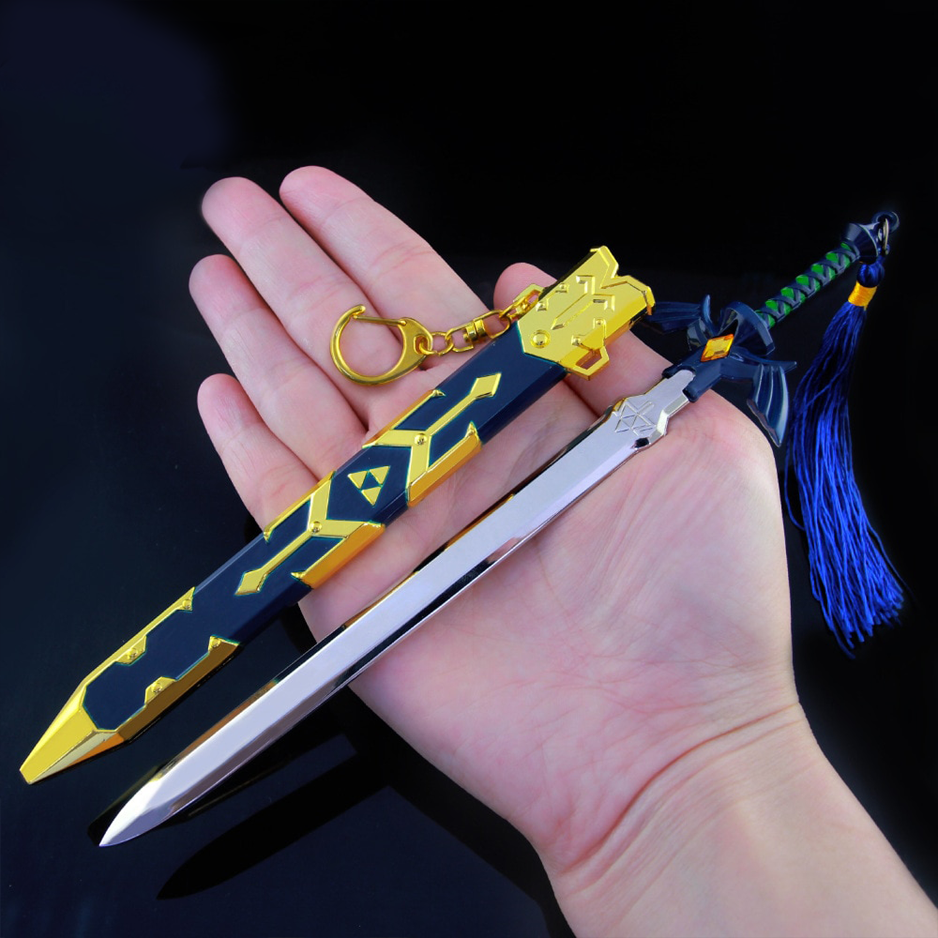 Master Sword with Scabbard Metal Model