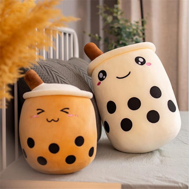 Ultra Soft Boba Cup Plush Pillows