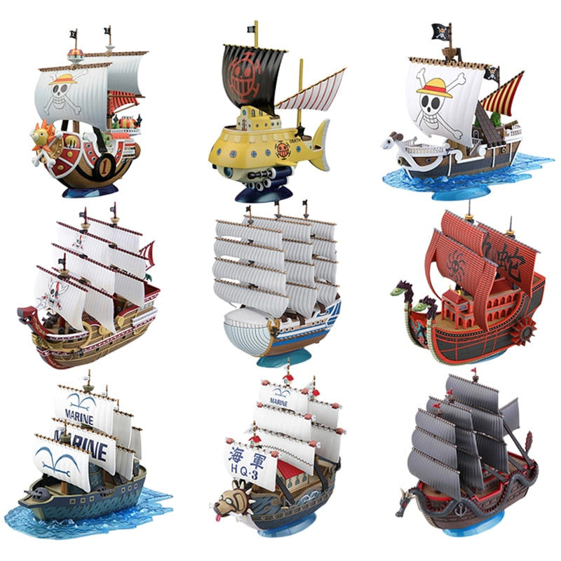 One Piece Pirate Ship DIY Assembly Models