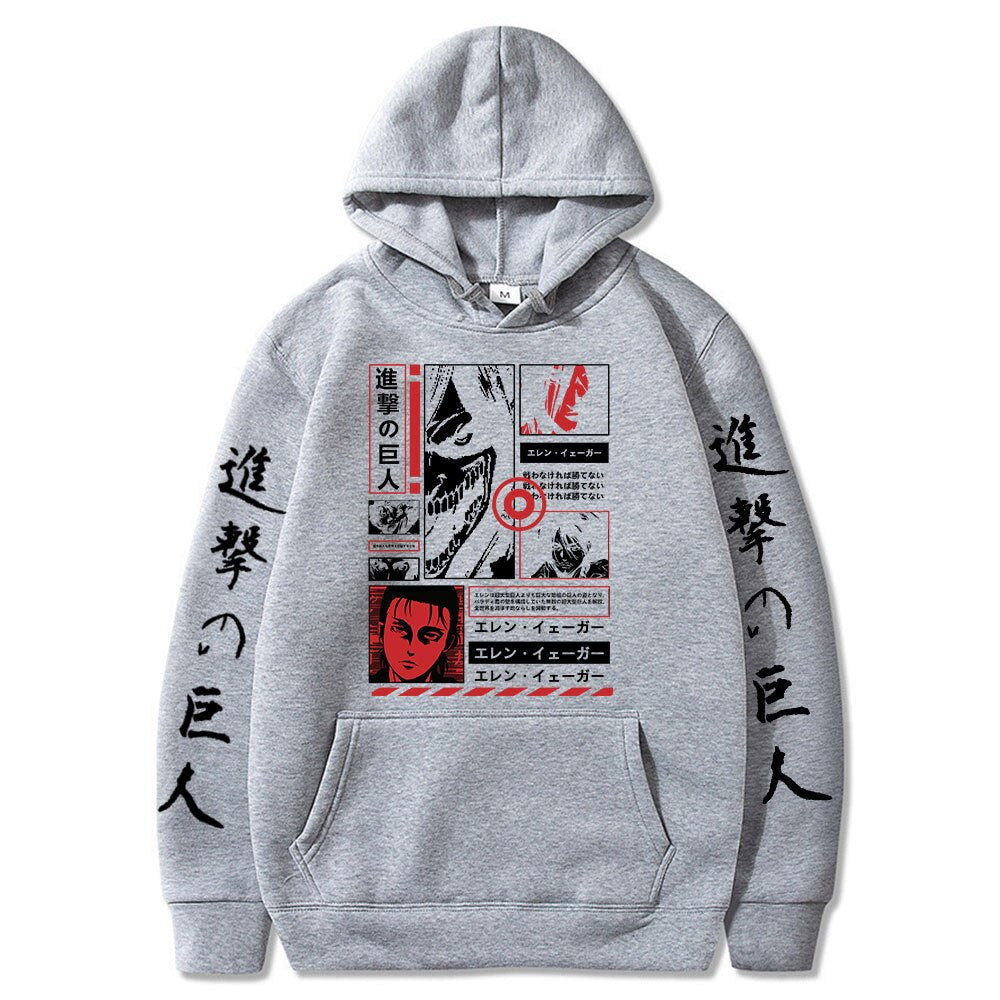 Attack on Titan - Eren Jaeger Hoodie V10