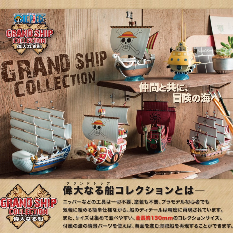 One Piece Pirate Ship DIY Assembly Models