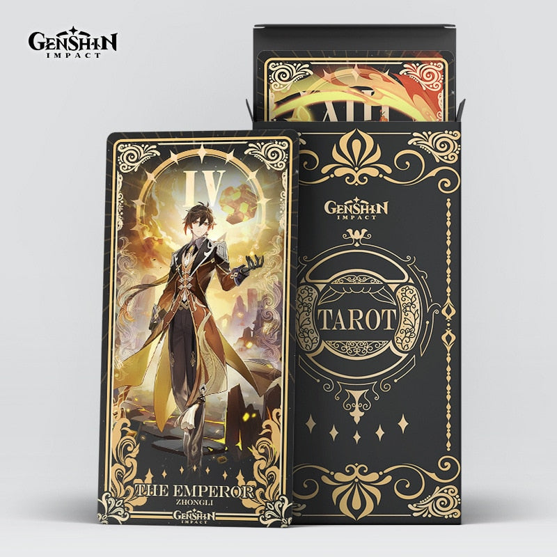 Game Genshin Impact Tarot Cards