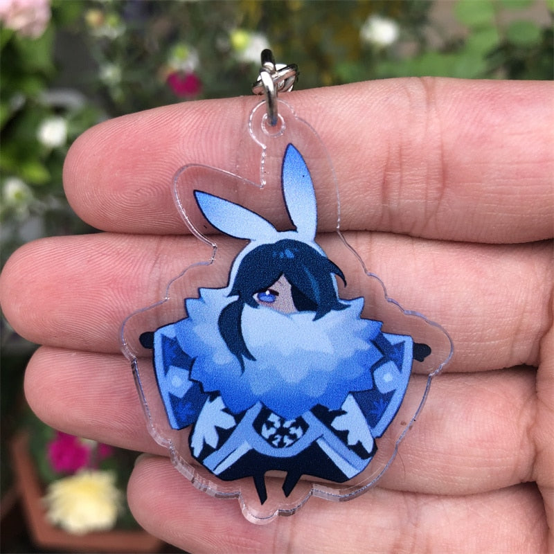 Genshin Impact Keychain Badge