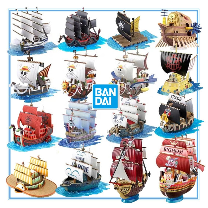 One Piece Pirate Ship DIY Assembly Models