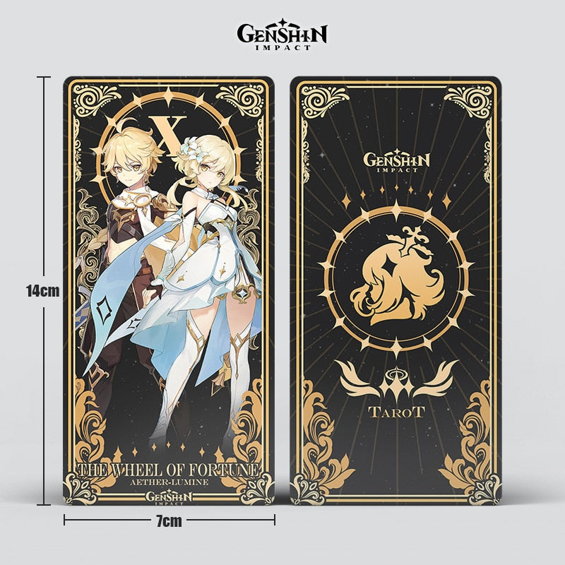 Game Genshin Impact Tarot Cards