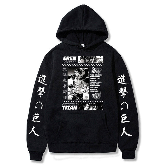 Attack on Titan - Eren Jaeger Hoodie V6