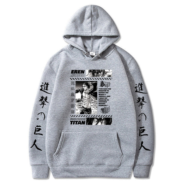 Attack on Titan - Eren Jaeger Hoodie V6