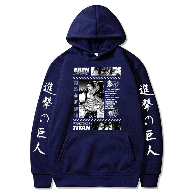 Attack on Titan - Eren Jaeger Hoodie V6