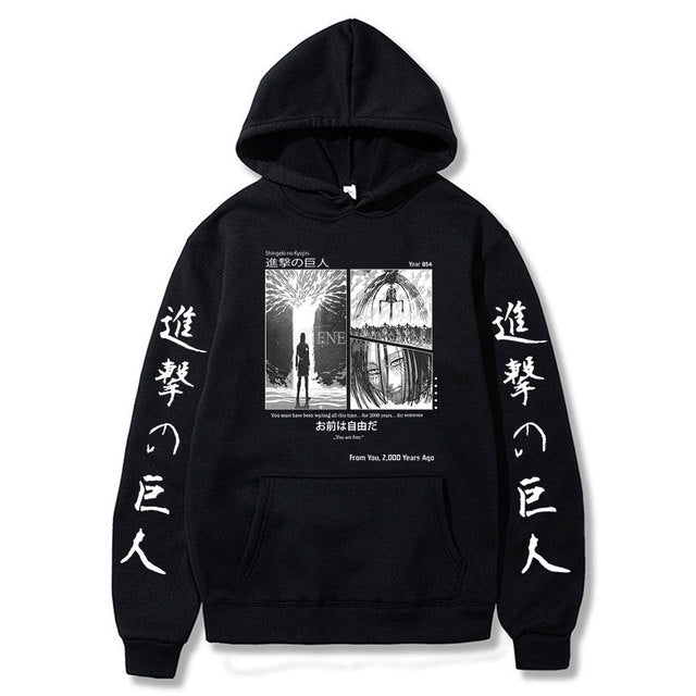 Attack on Titan - Eren Jaeger Hoodie V8