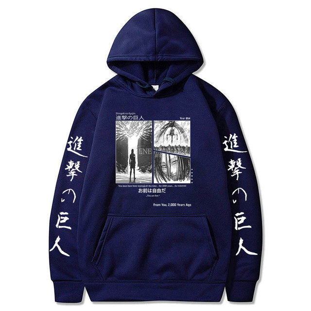 Attack on Titan - Eren Jaeger Hoodie V8